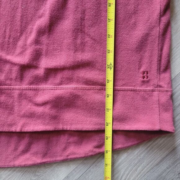 Sweaty Betty London Scuba Hoodie Tunic Sweatshirt Women 2XL Maroon Red Jacket - Picture 6 of 7